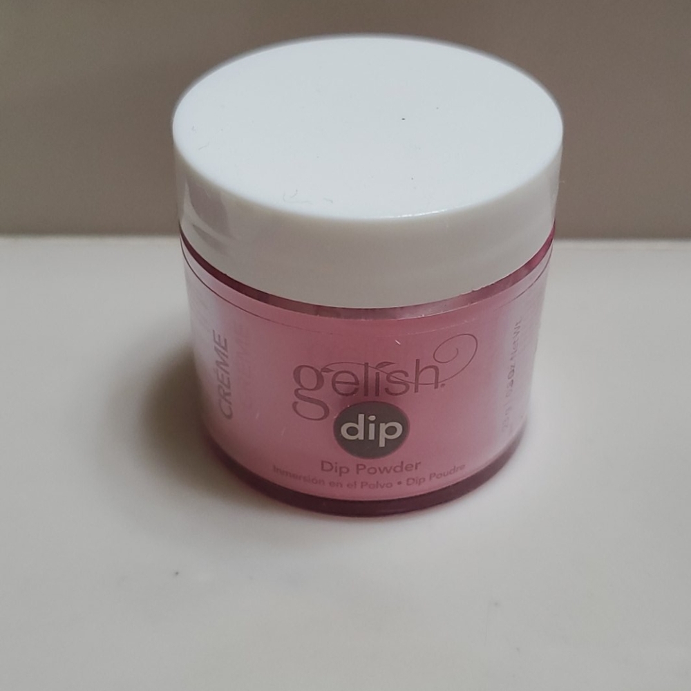 Gelish dip powder hot pink